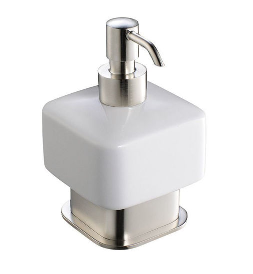 Picture of Fresca Solido Lotion Dispenser (Free Standing) - Brushed Nickel