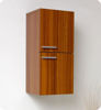 Picture of Fresca Teak Bathroom Linen Side Cabinet with 2 Storage Areas