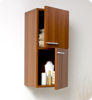 Picture of Fresca Teak Bathroom Linen Side Cabinet with 2 Storage Areas