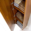 Picture of Fresca Teak Bathroom Linen Side Cabinet with 3 Large Storage Areas