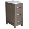 Picture of Fresca Torino 12" Gray Oak Bathroom Linen Side Cabinet