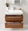 Picture of Fresca Medio 32" Teak Modern Bathroom Vanity with Medicine Cabinet
