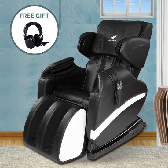 Picture of Full body Shiatsu Recliner Massage Chair with Heat - Black