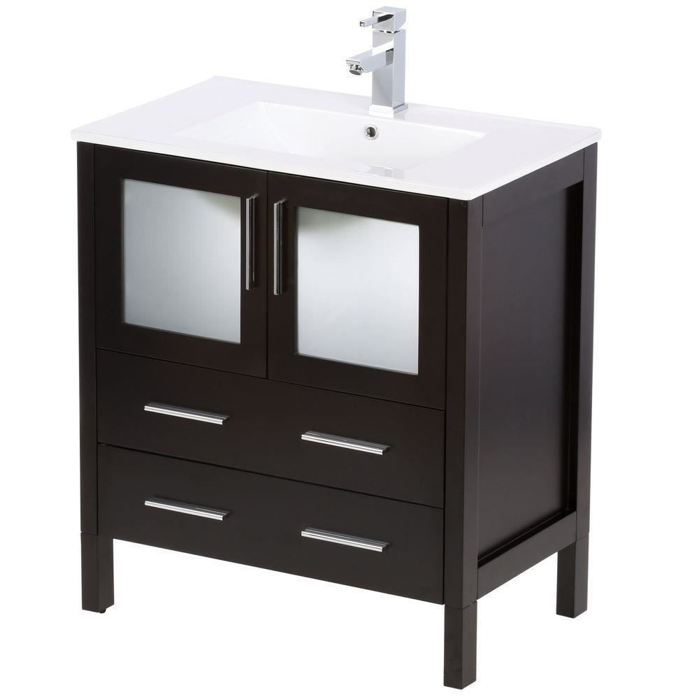 Convenience Boutique / Fresca Torino 30" Espresso Modern Bathroom