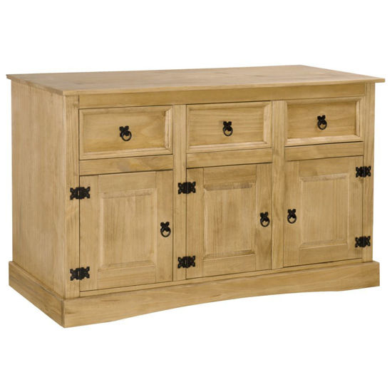 Picture of Hallway Living Room Sideboard 52 " - Solid Mexican Pinewood Corona Range