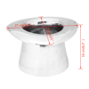 Picture of Hat Shape Aluminum Champagne Cooler