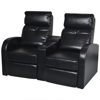Picture of Home Cinema Recliner Reclining Sofa 2-seat - Black
