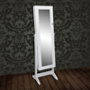 Picture of Jewelry Cabinet with Mirror - White