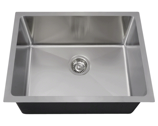 Picture of Kitchen Stainless Steel Sink Single Bowl 3/4" Radius