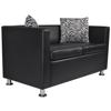 Picture of Living Room 2-Seater Sofa Artificial Leather - Black
