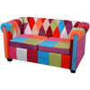 Picture of Living Room 2-Seater Sofa Chesterfield - Fabric