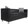 Picture of Living Room 3-Seater Sofa - Black