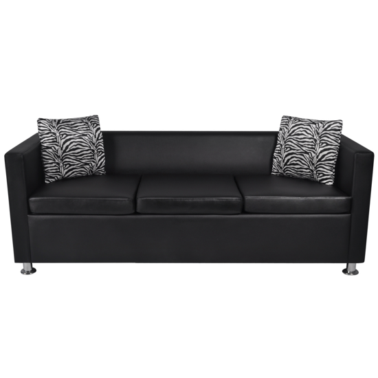 Picture of Living Room 3-Seater Sofa - Black