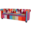 Picture of Living Room 3-Seater Sofa Chesterfield -Fabric