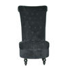 Picture of Living Room Accent Velvet Chair - Black