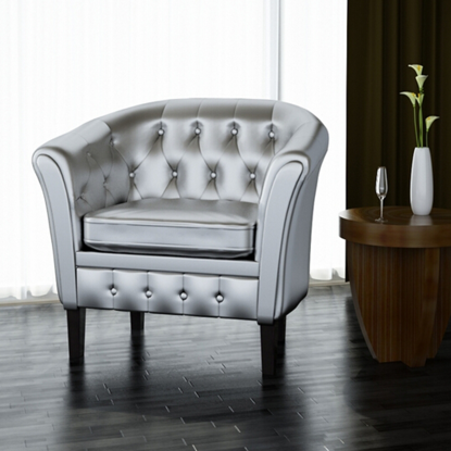 Picture of Living Room Tub Chair - Silver