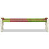 Picture of Living Room Bench Wood with Chindi Fabric Multicolor - Solid Acacia
