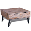 Picture of Living Room Coffee Table with Drawers - 28" Reclaimed Teak