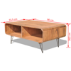 Picture of Living Room Coffee Table Wood - Brown