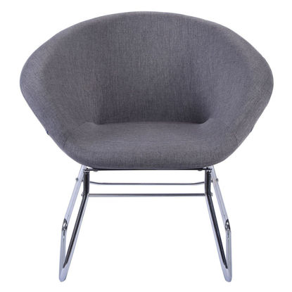 Picture of Living Room Modern Accent Chair Leisure Arm Lounge Furniture Gray