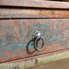 Picture of Living Room Side Table with 3 Drawers - Reclaimed Wood