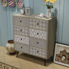 Picture of Living Room Sideboard With 8 Drawers - Gray