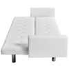 Picture of Living Room Sofa Bed with Armrests - White
