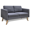 Picture of Living Room Sofa Couch 2-Seater Fabric - Dark Gray