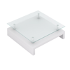 Picture of Living Room Square Glass Coffee Table  - White