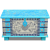 Picture of Living Room Storage Chest - Blue Mango Wood