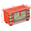Picture of Living Room Storage Chest - Red Mango Wood