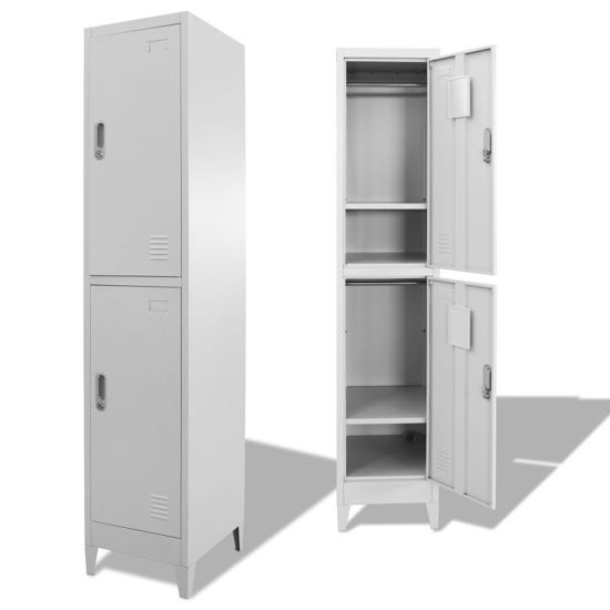 Picture of Locker Storage Cabinet with 2 Compartments 15"