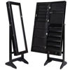 Picture of Mirrored Armoire Jewelry Organizer Storage with Stand