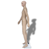 Picture of Male Mannequin Full Body Display Head Turns Dress Form with Base