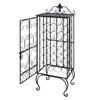 Picture of Metal Wine Cabinet Rack Wine Stand for 28 Bottles