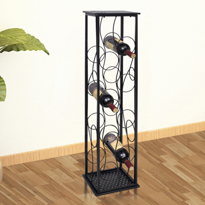 Picture of Metal Wine Rack Wine Stand for 8 Bottles