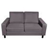 Picture of Modern Fabric Upholstery 2-Seater Sofa Couch - Dark Gray