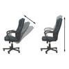 Picture of Office Chair Artificial Leather Height Adjustable - Black