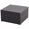 Picture of Ottoman Footstool 21" - Poly Rattan - Brown
