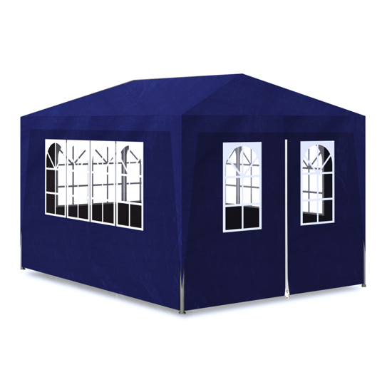 Picture of Outdoor 10' x 13' Canopy Gazebo Party Tent with 4 Walls  - Blue