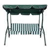 Picture of Outdoor 3 Person Patio Swing - Green