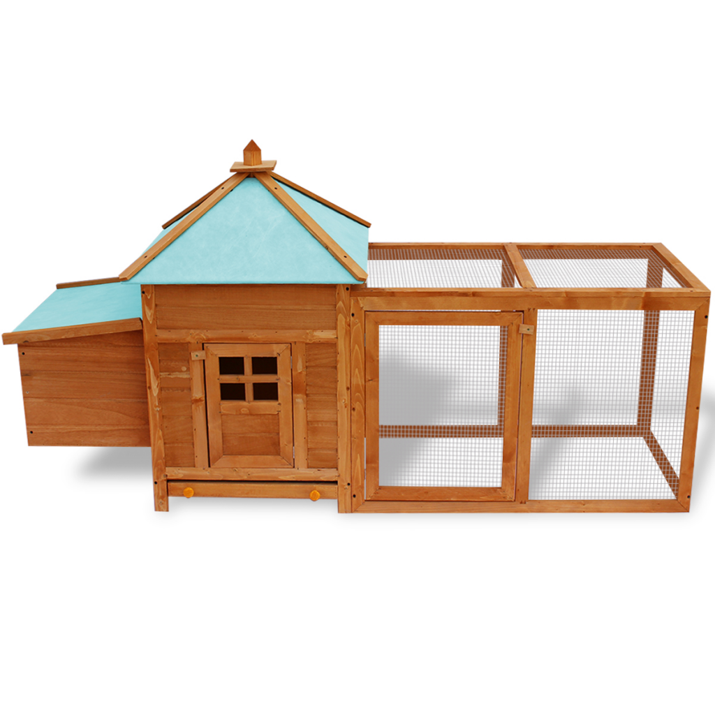 Convenience Boutique / Outdoor 75" Deluxe Wooden Chicken Coop - 0006560 OutDoor 75 Deluxe WooDen Chicken Coop