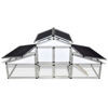 Picture of Outdoor Aluminum Chicken Coop with Runs and 1 Nest Box