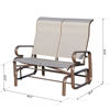Picture of Outdoor Aluminum Double Glider Rocking Bench Swing