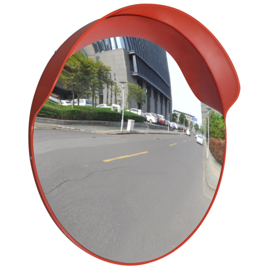 Picture of Outdoor Convex Traffic Mirror PC Plastic 23" - Orange