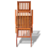 Picture of Outdoor Deck Chair with Footrest Acacia Wood