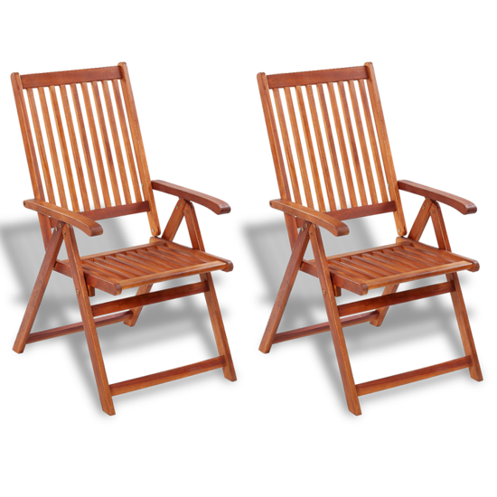 Picture of Outdoor Dining Chair 2 pcs Acacia Wood