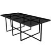 Picture of Outdoor Dining Set - Poly Rattan - Black