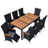 Picture of Outdoor Dining Set - Black