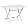 Picture of Outdoor Dining Table Acacia Wood Rectangular - White